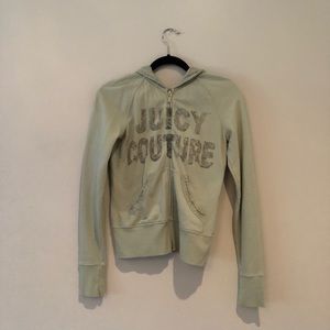 Juicy Couture blue zip up hoodie